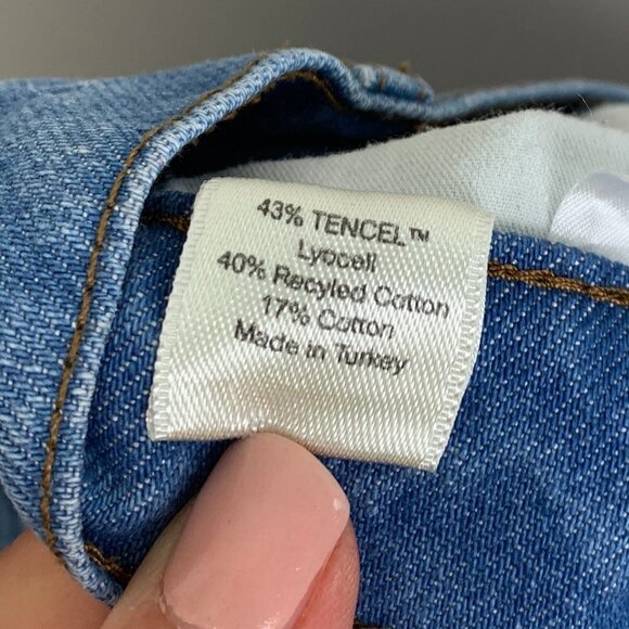 Reformation Jeans Dixie High Rise Shorts - Button Fly - Size 28 - Picture 7 of 7